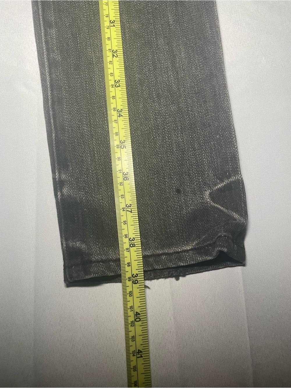 Helmut Lang Men's Skinny Jeans in Washed Gray - Picture 7 of 8
